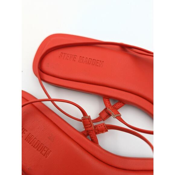 Steve Madden Lynley Women's Slingback Sandals Square Toe Orange Size US8.5M - Picture 11 of 12